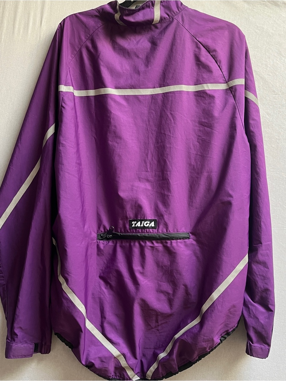 Taiga Purple Reflective Long Sleeve Cycling Jacket Women's Size Large - Picture 2 of 9